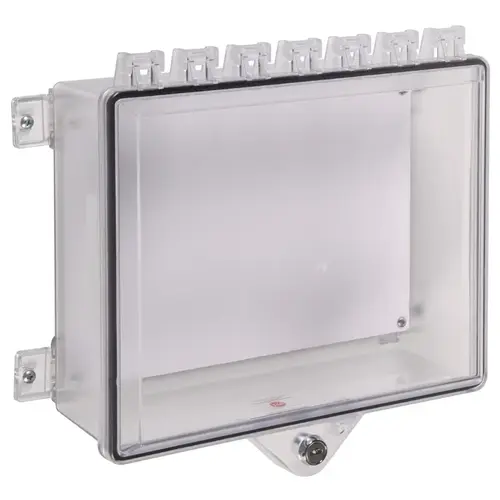 Nema 4x Polycarbonate Cabinet With Key Lock - Clear