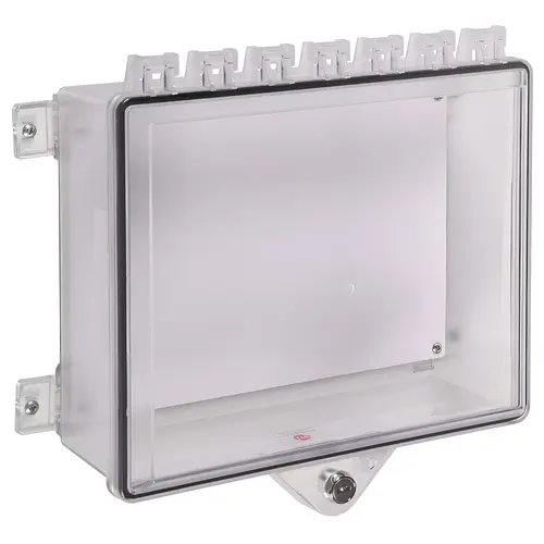 Nema 4x Polycarbonate Cabinet With Key Lock - Clear Nema 4x Polycarbonate Cabinet With Key Lock - Clear