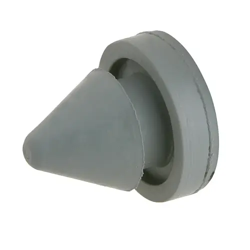 Door Silencer, Hollow Metal, Gray, Each Applied