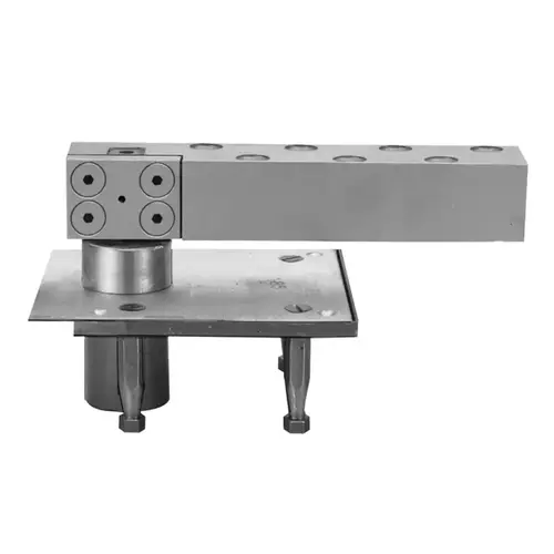 Center Hung Pivot for 1-3/4 In. Doors, Less Top Pivot, H Arm, Satin Chromium Plated