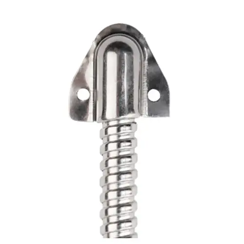 Armored Door Loop, 12" Length, 1/4" ID, Stainless Steel Armored Door Loop, 12" Length, 1/4" ID, Stainless Steel