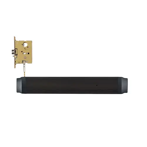 Exit Device Dark Bronze Anodized Aluminum Exit Device Dark Bronze Anodized Aluminum