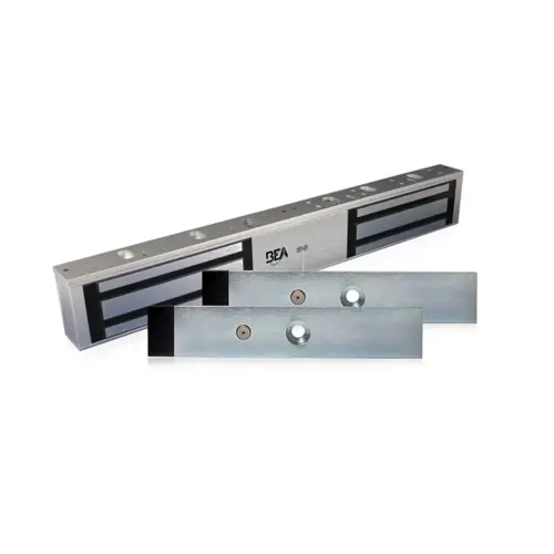 1200 Pound Double Surface Mount Magnetic Lock UL Listed 12 / 24 Volt DC Aluminum Finish 1200 Pound Double Surface Mount Magnetic Lock UL Listed 12 / 24 Volt DC Aluminum Finish