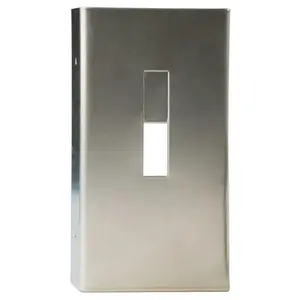 Keedex K-9A STYLE GD-CENTER HUNG 4 IN AL 4 INCH STYLE GUARD ALUMINUM DOOR REINFORCER ALUMINUM