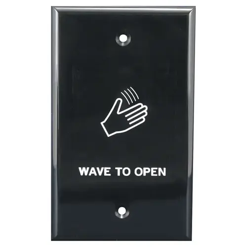 Touchless Push Plate Actuator Satin Stainless Steel Finish Touchless Push Plate Actuator Satin Stainless Steel Finish