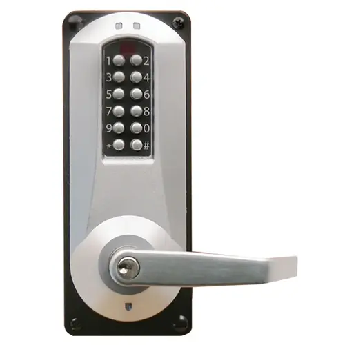 Schlage E-Plex 5086 Back to Back Mortise Lock, Satin Chrome Finish, 100 Access Codes, 3,000 Audit Events, KIL, C Keyway Schlage E-Plex 5086 Back to Back Mortise Lock, Satin Chrome Finish, 100 Access Codes, 3,000 Audit Events, KIL, C Keyway