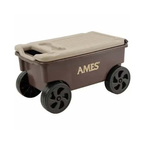 Lawn Cart Lawn Buddy Poly 2 ft Brown