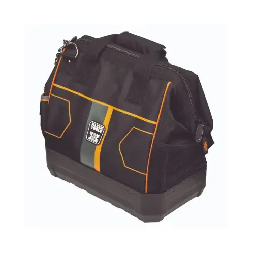 MODbox Tool Bag, 28 Pockets, 15.3 in L x 9 in H x 15 in H, Black and Orange MODbox Tool Bag, 28 Pockets, 15.3 in L x 9 in H x 15 in H, Black and Orange