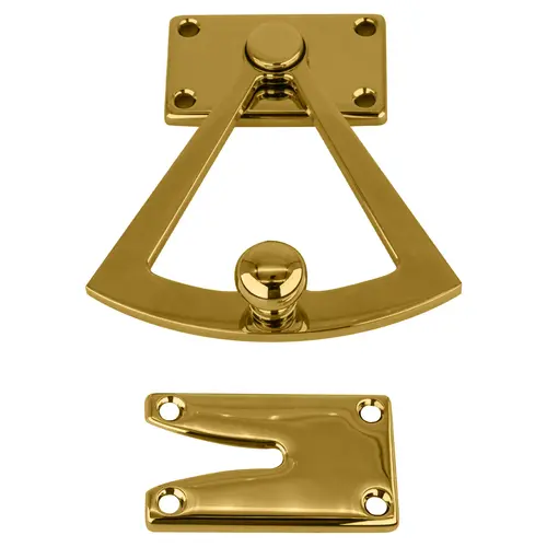 Dutch Door Quadrant Unlacquered Brass Finish