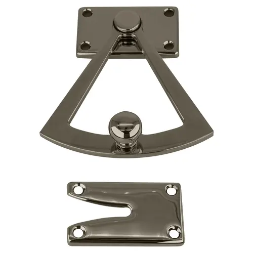 Dutch Door Quadrant Lifetime Bright Nickel Finish Dutch Door Quadrant Lifetime Bright Nickel Finish