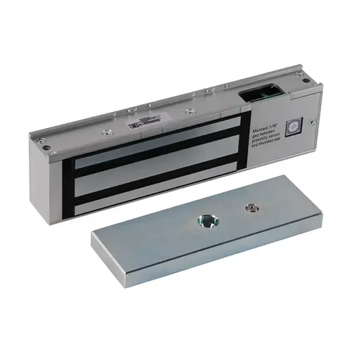 Stanley Healthcare Delayed Egress Magnetic Lock, 12/24 VDC, UL294, Anodized Brushed Aluminum Stanley Healthcare Delayed Egress Magnetic Lock, 12/24 VDC, UL294, Anodized Brushed Aluminum