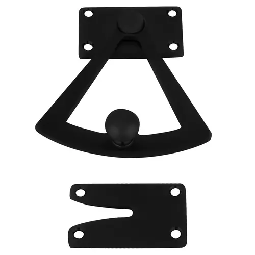 Dutch Door Quadrant Satin Black Finish Dutch Door Quadrant Satin Black Finish