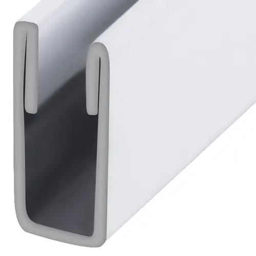 White Standard Storm Window Frame for Single Strength Glass 48" Stock Length White Standard Storm Window Frame for Single Strength Glass 48" Stock Length