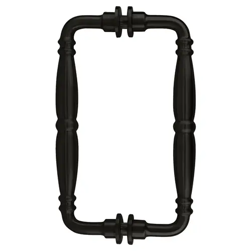 Oil Rubbed Bronze 8" Victorian Style Back-to-Back Pull Handles