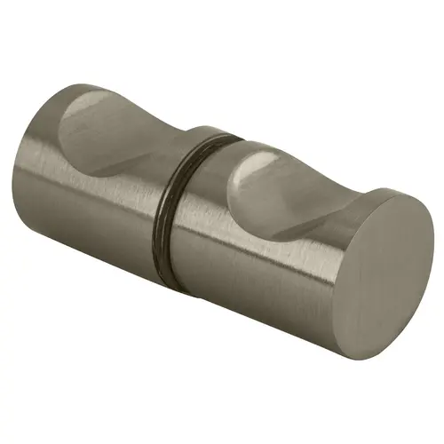 CRL Brushed Nickel Back-to-Back E-Z Grip Style Knobs