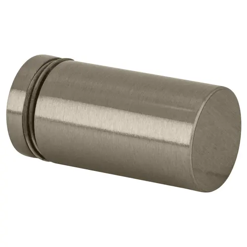 Brushed Nickel Cylinder Style Single-Sided Shower Door Knob
