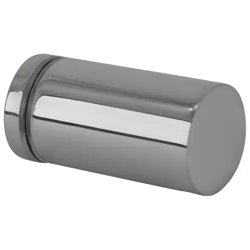 Polished Chrome Cylinder Style Single-Sided Shower Door Knob