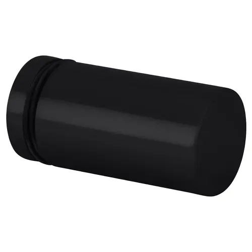Matte Black Cylinder Style Single-Sided Shower Door Knob Matte Black Cylinder Style Single-Sided Shower Door Knob
