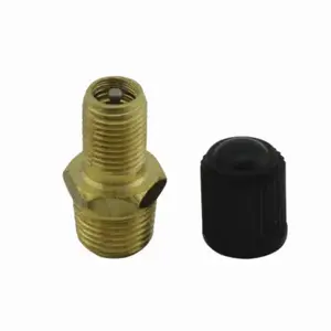 Milton Industries, Inc. S-684 Compressor Tank Valve, Brass, 1/8 In. MNPT, 2-Pk.