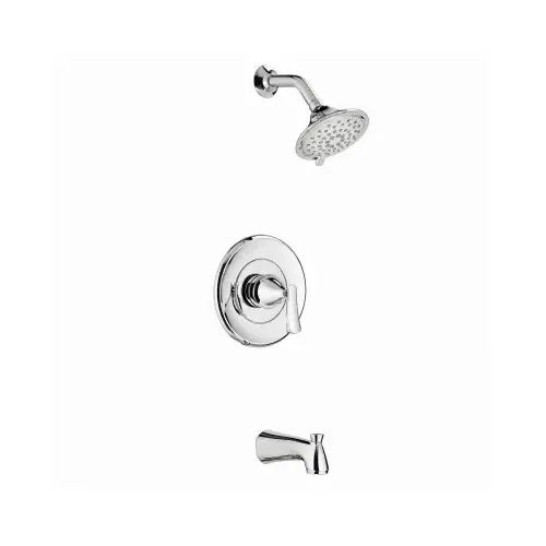 Chatfield Chrome Single-Handle Lever Tub & Shower Faucet