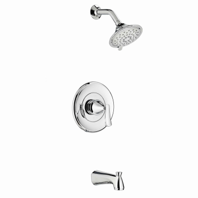 American Standard 7413508.002 Chatfield Chrome Single-Handle Lever Tub & Shower Faucet