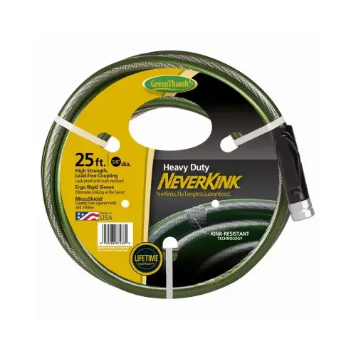 NeverKink Garden Hose, Heavy-Duty, 5/8 In. x 25 Ft.