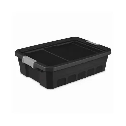 10 Gal./38L Black Stacker Storage Tote