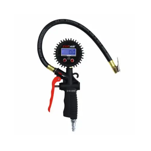 Air Tool Pistol Grip Tire Inflator & Digital Gauge