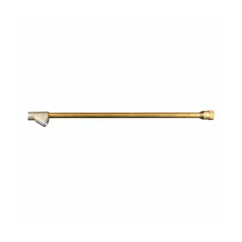Extended Reach Dual Head Air Chuck, Brass, 1/4 In. FNPT x 12 In. Extended Reach Dual Head Air Chuck, Brass, 1/4 In. FNPT x 12 In.