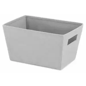 Whitmor 5579-11721-SDG Fabric Storage Tote, Gray, 11 x 8 x 6 In.