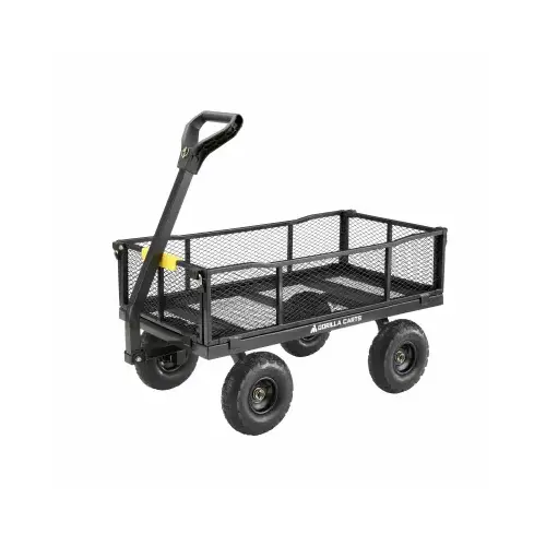 Steel Garden Cart, Removable Side Panels, 900 Lb. Capacity