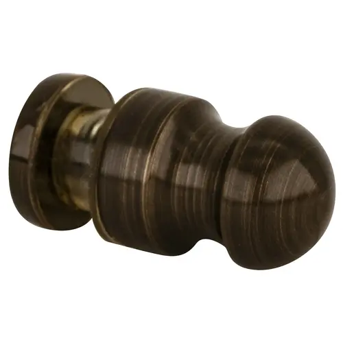 Antique Brass Mini Bulb Style Single-Sided Door Knob Antique Brass Mini Bulb Style Single-Sided Door Knob