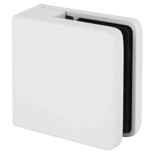 White Z-Series Square Type Flat Base Zinc Clamp for 1/4" and 5/16" Glass White Z-Series Square Type Flat Base Zinc Clamp for 1/4" and 5/16" Glass