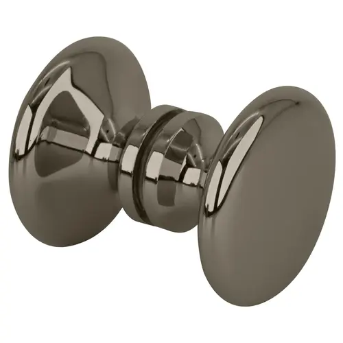 Polished Nickel Traditional Style Back-to-Back Shower Door Knobs