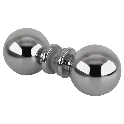 CRL Polished Chrome Ball Style Back-to-Back Knobs CRL Polished Chrome Ball Style Back-to-Back Knobs
