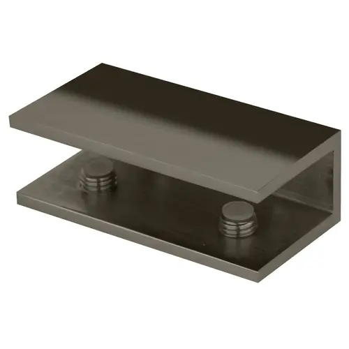 CRL Polished Nickel No-Drill Clamp for 1/2" Glass