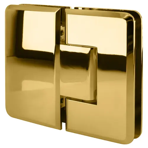 Polished Brass Cologne 180 Series 180 degree Glass-to-Glass Hinge Polished Brass Cologne 180 Series 180 degree Glass-to-Glass Hinge