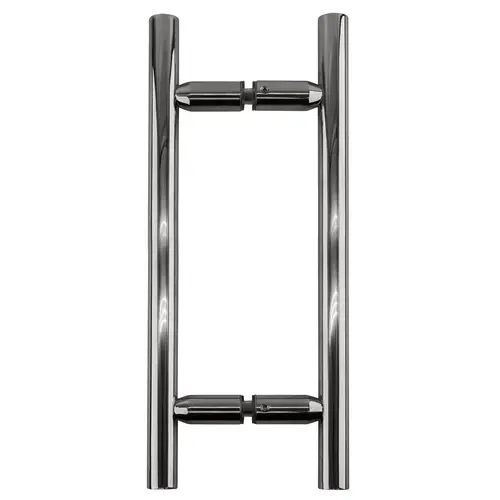 Polished Chrome 8" Ladder Style Back-to-Back Pull Handles Polished Chrome 8" Ladder Style Back-to-Back Pull Handles
