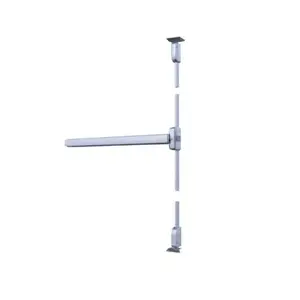 Gaab T392-04 Two Rim Panic Exit Device With Latch Point Grey