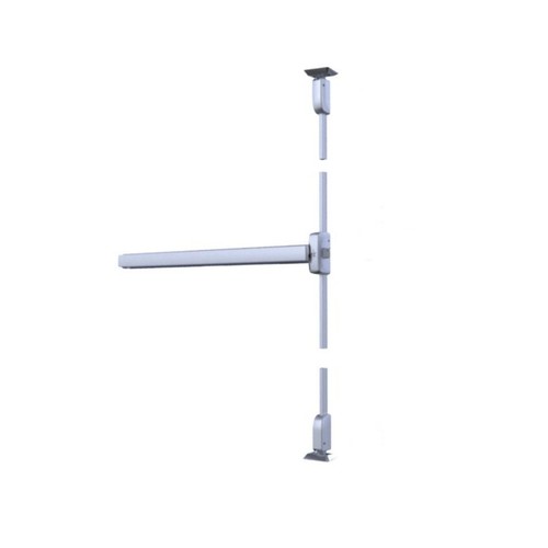 Gaab G305-36-V-GRY Two Rim Panic Exit Device With Latch Point Grey