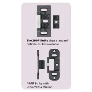 Von Duprin 22EO-F-3-SP28 Von Duprin Exit Device, Sprayed Aluminum