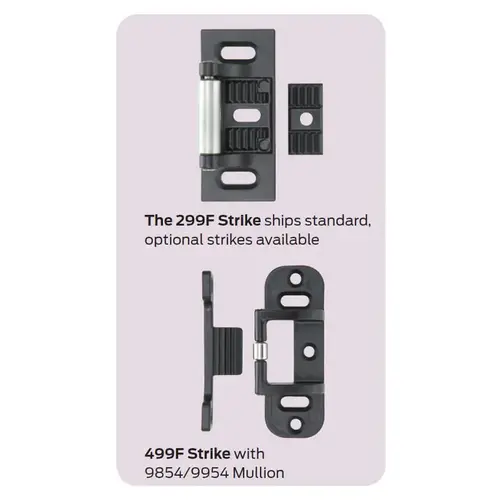 Von Duprin Exit Device, Sprayed Aluminum