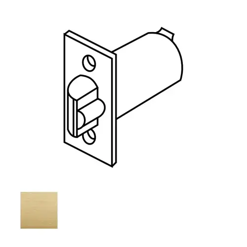 Guarded Latch, 3-3/4" Backset, 10-Line, Satin Brass Guarded Latch, 3-3/4" Backset, 10-Line, Satin Brass