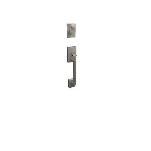 Custom Century Dummy Exterior Handleset Only Satin Nickel Finish Custom Century Dummy Exterior Handleset Only Satin Nickel Finish