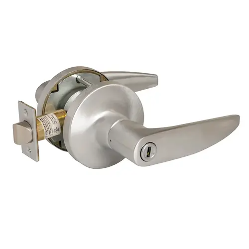 T Series Privacy Avalon Lever Lock with 98535 Latch 5164 Strike Satin Chrome Finish T Series Privacy Avalon Lever Lock with 98535 Latch 5164 Strike Satin Chrome Finish