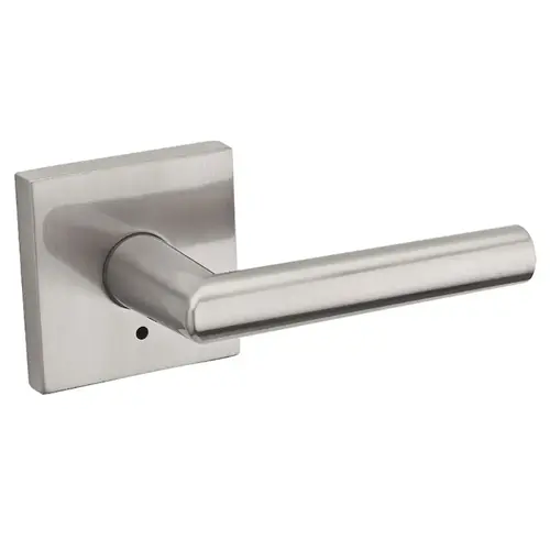 Milan Square Privacy Door Lock with 6AL Latch and RCS Strike Satin Nickel Finish Milan Square Privacy Door Lock with 6AL Latch and RCS Strike Satin Nickel Finish