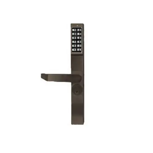 Trilogy Narrow Stile Digital Lock ET Trim Oil Rubbed Bronze Finish