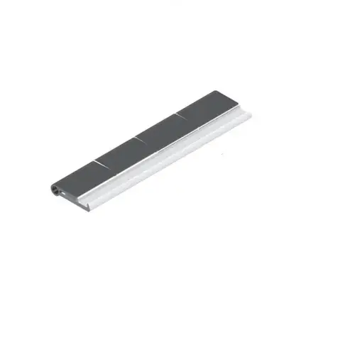 84" Gasketing Door Sweep Clear Anodized Aluminum Finish