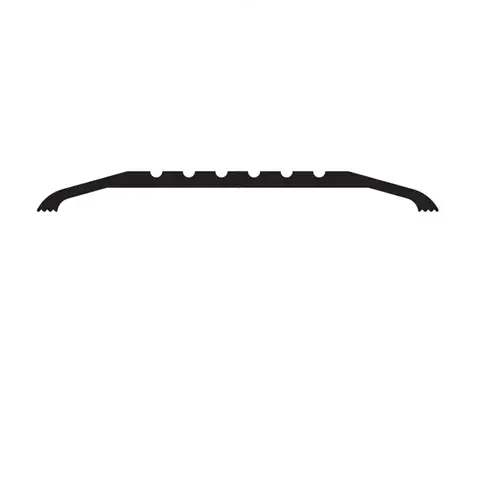 72" (6 ft) x 5" x 1/2" Saddle Threshold Aluminum Finish