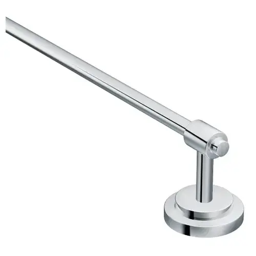 Iso 18" Towel Bar Bright Chrome Finish Iso 18" Towel Bar Bright Chrome Finish